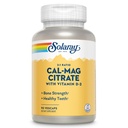 Solaray Kalsium Magnesiumsitraatti 2:1 suhde - Kalsiumlisät naisille ja miehille w/Magnesium ja D-vitamiini 2 - Luun terveys, lihasten ja hermojen tuki - Vegan, 60 päivän takuu, 15 Serv, 90 VegCaps