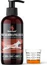 Puhdasta Wild Alaskan Salmon & Pollock Oil for Dogs & Cats Iho ja takki - Kalaöljyä nestepumppu - Tukee Joint Function & Heart Health - Omega 3 Liquid Food Supplement - All Natural EPA + DHA - 8oz