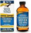 Natural Path Silver Wings Kolloidinen Silver Liquid - Parannettu Immuuni tuki täydentää - 250ppm (1250 mcg) - 8oz