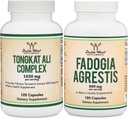 Double Wood Supplements Tongkat Ali ja Fadogia Agrestis Bundle - Miesten terveys ja urheilullinen suorituskyky