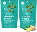 UpSpring Stoach Settle Drops satunnaisia pahoinvointi helpotusta, vatsavaivat ja liike sairaus inkivääri, sitruuna, Spearmint ja B6, minttumaku Drops, 56ct (paketti 2)