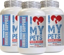 I LOVE MY PETS LLC Immune System for Cats - CAT Immune Support - Booster - Terve lisäravinteet - kissa Allergia Chews - 180 Hoidot (3 pullot)