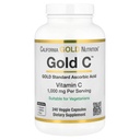 Kalifornia Gold Nutrition Gold C USP Grade C-vitamiinin lisäravinteet - Immunosupport & Seasonal Wellness - Kasvissyöjä Friendly - Gluteeniton, ei-GMO - 1000 mg - 240 Kasviskapselit