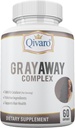 Gray Away Complex - Advanced Unisex täydentää luonnon hiusten värin palauttaminen - kääntää Graying miesten ja naisten - 60 kapselia