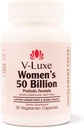 V-Luxe 50 miljardia PMY Probiootit bakteerien vaginoosi, Hiivan infektiot, & UTIs Taustalla Tiede, Formuloitu naisille, Natural Remedy tasapaino pH &amp; estää toistuvat infektiot