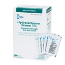 Globe (Box 144 Hydrokortisoni 1% Maximum Strength Cream, (0,9g Single Packet) Itch Cream for Redness, Turvotus, kutina, ihottuma, ötökän/moskiiton puremat, ihottuma, peräpukamat & enemmän