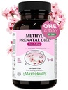 Maxi Health - Methyl Prenatal DHA Prenatal Vitamiinit Naiset - Tohtori Formulated, Kosher, Gluteeniton Prenatal Multivitamiini 25 Ravinteet mukaan lukien DHA, Foolihappo & enemmän, 60 Liquid Caps