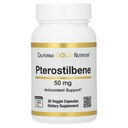 Kalifornia Gold Nutrition Pterostilbene, 50 mg, 30 Kasviskapselia