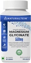 Magnesium Glycinate Supplement - 60 tablettia x 121 mg elementaalinen magnesium, 555 mg kerran päivässä naiset Pure kelated bisglysinaatti hyvän terveyden ja unen - testattu ja luotettava raskas metallit
