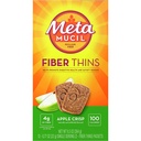 Metamucil MultiGrain Fiber Wafers Apple Crisp - 12 ct, 2 kpl pakkaus