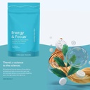 Energiakofeiini Mints (90), Sokeriton, Vegaani, Gluteeniton, Piparminttu. Boosts Focus, Endurance kanssa L-Theanine, kofeiini, B12 & B6. Nopeasti näyttelevä, taskutettu nopea energia.