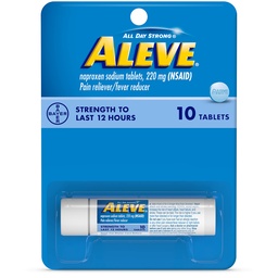 Aleve tabletti Naproxen Natrium 220 mg NSAID Pain Reliever Fever Reduktor, 10