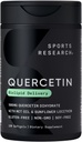 Sports Research Quercetin Coconut MCT Oil & Auringonkukkalesitiini parempaan imeytymiseen - Tukee antioksidanttien aktiivisuutta & Immuuniterveys 