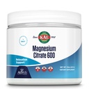 KAL Magnesiumsitriitti 600 mg ActivMix Instant Powder, Magnesium Supplement for Healthy Muscle Function, Rentoutus, Hermo ja verenkierto Tuki, Vegan, ei-GMO, Gluteeniton, Noin 60 Serv, 7,9oz