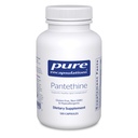 Puhdas kapselaatio Pantetiini ... Hypoallergenic Supplement tukee terveitä lipidien aineenvaihduntaa ja kardiovaskulaarisia toimintoja... 120 kapselia
