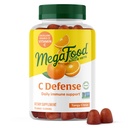 MegaFood C Defense Daily Immunosupport Supplement - Pureskeltava C-vitamiini Gummies, Tangy Citrus Flavor, Valmistettu Real Food Like Orange & Cranberry, Vegan, Gluteeniton - 70 Gummy Vitamiinit, 35 Tarjoilut