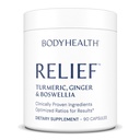 BodyHealth Inflam Relief, Joint Supplement, Relief for Back, Polvet, kädet, Turmeric, Boswellia, Inkivääri, Kaikki luonnolliset, ei-GMO, Gluteenittomat (90 kapselia)