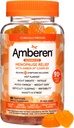 Amberen Menopause lisäravinteet naisille, monisymptom Relief, E-vitamiini & ainutlaatuinen Amberen-yhdiste, auttaa tukemaan Hormonitasapaino, Hot Flashs & Night Sweats, Sokeriton, Orange Flavor, 60 Gummies