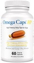 Omega Caps HP Snip Vinkkejä keskikokoisille ja suurille koirille Korkea teho EPA ja DHA Suurin biologinen hyötyosuus Fish Oil Supplement Vet Formulated Made in USA Skin Coat Joint and Heart Health 60 kapselia