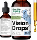 Ikuisesti koiranpentu Vision lisäravinteet koirille - silmät tihentynyt w/Bilberry & Eyebright Herb - Kaikki rodut ja koot - Liquid Dog Food Supplements for Vision Support & Eye Clarity - Sokeri ja alkoholiton - 2 oz
