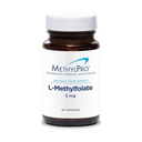 MethylPro L-Metyylifolaatti 5 mg - Tukee terveellistä ajattelutapaa - Aktiivinen folaatti methylation Support & Biochemical Reactions - Erittäin biologisesti saatavilla - Joustava annos - 30 tarjoilua - 30 kapselia