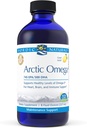 Nordic Naturals Pro Arctic Omega Liquid- Fish Oil, 745 mg EPA, 500 mg DHA, auttaa säilyttämään terve Omega-3 tasoa sydämen, aivot, ja Immuuni tuki, Lemon Flavored, 8 oz