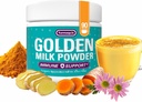 Turmaquik Organic Golden Milk Turmeric Powder, Immuunituki + Superfood Blend inkivääri, Mustapippuri, Kurkuma, Kaneli, Cardamom + Vitamiinit C, D, B6, B12, Sinkki - Immuniteetti Boost