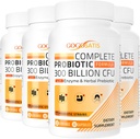 Probiootit naisille ja miehille, 300 miljardia PMY 11 kanta + Luomu Herbal & Digestive Enzymes, Probiootit digestiiviselle terveydelle, kaasulle ja turvotusta, immuuni, Gut Health for Women & Men, Hyllytabletti, 240 kapselia