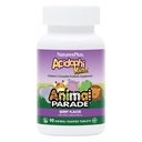 NaturesPlus Animal Parade AcidophiKidz, Berry Flavor - 90 Pureskeltava, Animal-Shaped Tablets - pakkaus 2 - Probiootit, FOS & Grape Seed - 180 Yhteensä