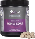 Kala Health PeakTails Iho & Takki Tuki koirille 90 Purutablettia MSM, kalaöljy, Omega-3 & Omega-6 ...
