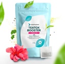 VoomVaya TeaTox Booster Senna Tea - 14 päivän detox Tea Bloating Relief, Detox Cleanse, Mood Boost - Hibiscus Flavor