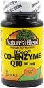 Nature's Blend HiSorb CoQ10 30mg, 30 Softgels - Heart Health Support, Crystal Free, Max Biohajoavuus, Kliinisesti todistettu, Gluteeniton, Ei keinotekoisia värejä tai makuja, Ruokavaliotarvike