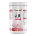 Naturade Total Soy Protein Powder - 13g Protein & 150 Calories per Servings - Ei-GMO Soy - 0g Trans Fat - Laktoositon & Gluteeniton - Mansikka Creme (13 tarjoilua)