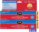 Berkley Jensen Maximum Strength Anti-Itch Cream (4 oz.), Calming Aloe Vera, 1% Hydrokortisoni kutina helpotus ihottuma, psoriaasi, Bug Bites, Myrkytys Ivy, Oak ja Sumac, 2 oz. Putki (Pack of 2)