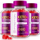 NutraRize (Pack of 3 Proton Keto ACV Gummies Advanced Weight Loss 1000 MG, Maximum Strength Supplement, Gomitas Arvostelut (180 Gummies)