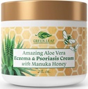 Manuka Honey Ekseema Cream Kosteuttava Lotion hoito Psoriasis Relief - kutiava, kuiva iho Ihottuma Voide - rauhoittava Kosteuttava vauva, lapset, Aikuiset - Korkea vahvuus Body & Face Cream 2oz