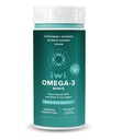 Iwi Omega-3 Mini Softgels (30 tarjoilua), Helppo niellä, kasvi-Based Algae Omega 3 EPA + DHA, Koko kehon tuki Ruokavalion täydentää, Krill & Fish Oil Vaihtoehtoinen, Ei kalainen Jälkimaku