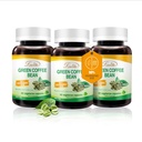 Lovita Green Coffee Bean -uute, 50% klorogeenista aineenvaihduntahappoa, energia- ja painonhallintaa, 800 mg/vrk, vegaania, ei-muuntogeenisiä organismeja, gluteeniton, luonnon antioksidanttilisä, 180 kapselia