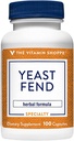Vitamiini Shoppe Hiiva Fend, kasviperäisten Formula naisille, sisältää kaprylihappoa, Lactobacillus ja Yrtit (100 kapselia)