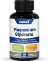 Magnesium Glycinate Kapselit 1270 mg, 380 mg Magnesium Supplement, suuri imeytyminen Magnesium Glycinate Supplement, ei-GMO- ei-gluteeni, 90 kapselia