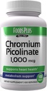 Kromipikolinaatti 1000 mikrog Mineraali Superior Apsorption, Kromi Supplement, 100 tarjoilua