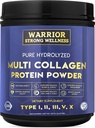 Puhdasta hydrolysoitua Multi Collagen-proteiinijauhetta, kollageenijauhetta, lisäenergiaa, ikääntyvään ihon elastisuuteen, hiusten ja kynsien kasvutukeen, yhteiseen terveyteen (ei makua)