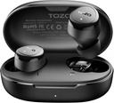 TOZO langattomat korvakorut Rakenna Mic Clear Calls Ergonomic Light Paino Bluetooth 5.3 korvakuulokkeet Vedenpitävä Premium stereo kuulokkeet 30H Leikkiaika 32 EQs kautta APP