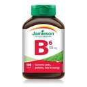 Jamieson B6-vitamiini (pyridoksiini) 100 mg, 100 tablettia