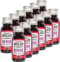 TEAONIC My Immuniteetti Mojo: Revive, Herbal Juice, Herbal Supplement Elderberry, Hibiscus, ja inkivääri, USDA-sertifioitu Organic, Vegan, Gluteeniton, 12 Packs, 2 Fl. Oz Each
