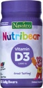 "NutriBear" D3-vitamiini 1 000 IU Maku, 60 hyytelökarhua