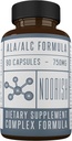 Asetyyli-L-karnitiini alfalipoiinihappo - ALA ALC ALCAR - alfalipohappo, jossa on asetyyli-L-karnitiini - 525 mg ALCAR - 225 mg ALA - 90 kapselia
