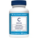 Vitamiini Shoppe C 500MG, antioksidantti, joka tukee immuuni-ja sydänterveyden (100 kapselia)