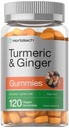 Horbäach Turmeric and Ginger Gummies ... 120 Count...