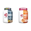 Dymatize ISO100 Hydrolysed Protein Powder, 100% Whey Isolate, 25g proteiinia, 5.5g BCAAs & ISO100 Hydrolysed Protein Powder, 100% Whey Isolate, Dunkin' Glazed Donut Flavor